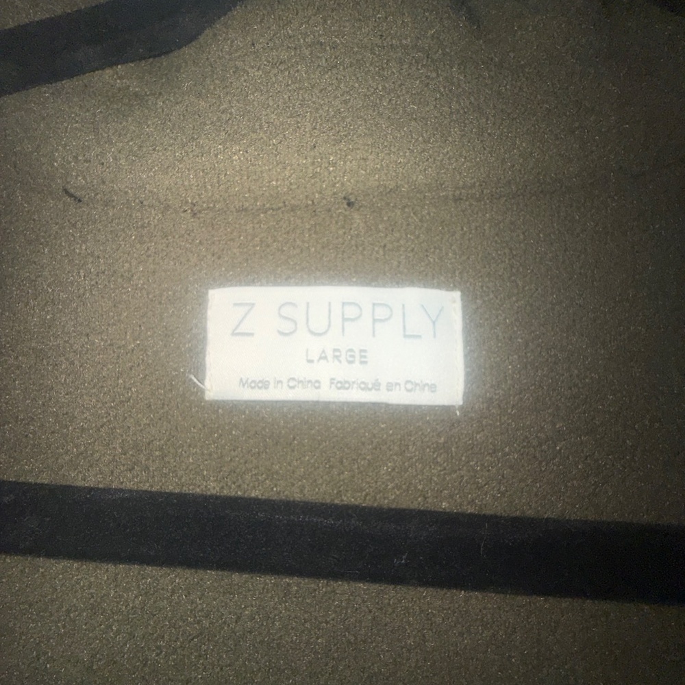 Z Supply Olive Trench Coat - Picture 3 of 4